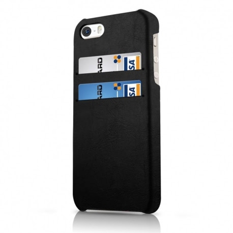 Husa APPLE iPhone 5\5S\SE - IT Skins Slot Card (Negru)