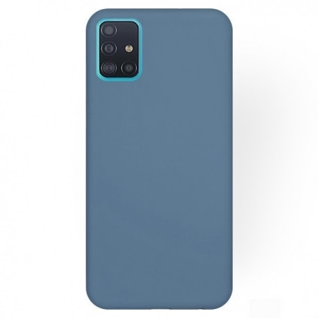 Husa SAMSUNG Galaxy A41 - Silicone Cover (Albastru)