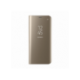Husa MOTOROLA Moto G8 Power Lite - Flip Wallet Clear (Auriu)