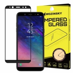 Folie de Sticla 5D SAMSUNG Galaxy A6 2018 (Negru) Full Glue & Case Friendly Wozinsky