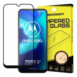 Folie de Sticla 5D MOTOROLA Moto G8 Power Lite (Negru) Full Glue & Case Friendly Wozinsky