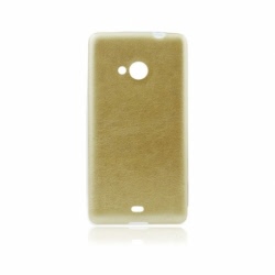 Husa APPLE iPhone 4\4S - Jelly Piele (Auriu)