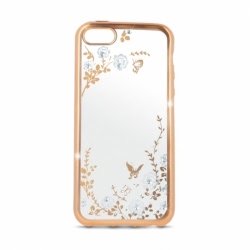 Husa APPLE iPhone 4\4S - Beeyo Secret Garden (Auriu)
