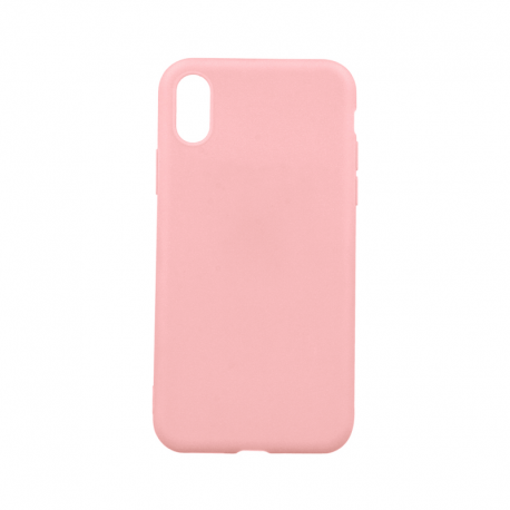 Husa APPLE iPhone X \ XS - Silicone Cover (Roz) Blister