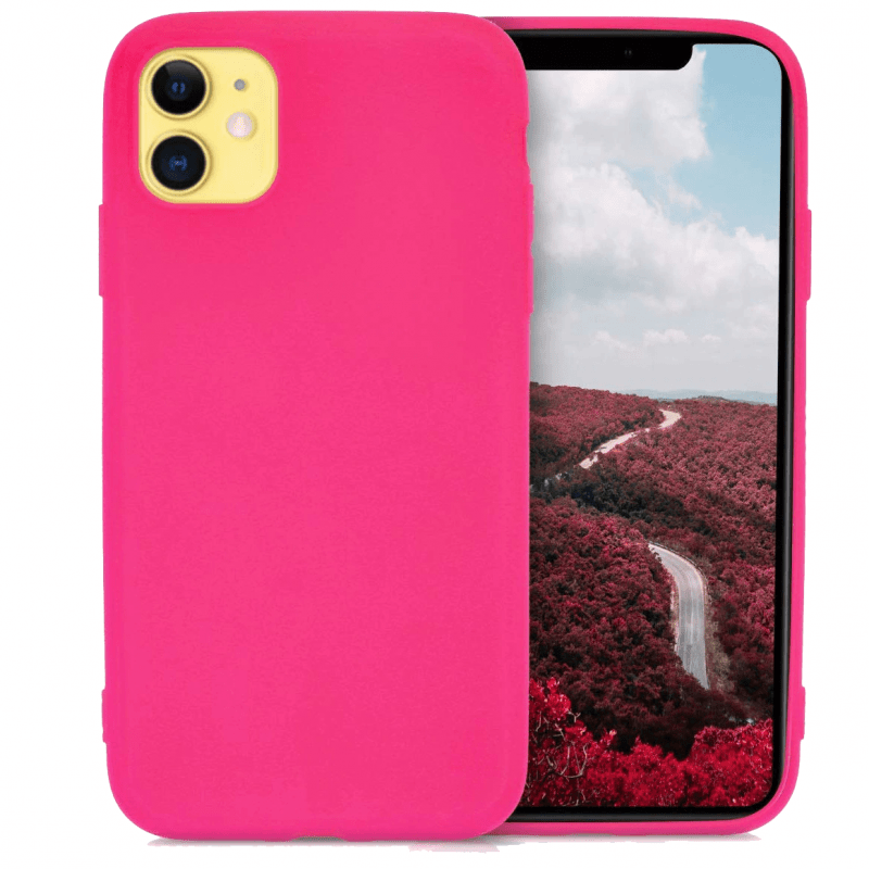 Husa Huawei P Smart 2019 Silicone Cover Roz Neon Blister Hqmobilero