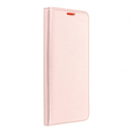 Husa SAMSUNG Galaxy A21s - Magnet Piele (Roz-Auriu)