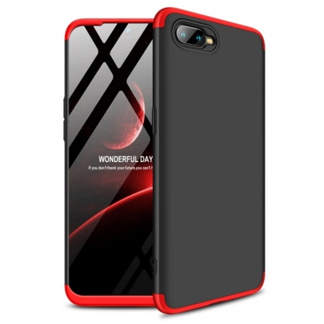 Husa OPPO RX17 Neo - GKK 360 Full Cover (Rosu/Negru)