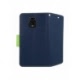 Husa XIAOMI Redmi Note 9S - Fancy Book (Bleumarin)