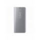 Husa XIAOMI Redmi Note 9S - Flip Wallet Clear (Argintiu)
