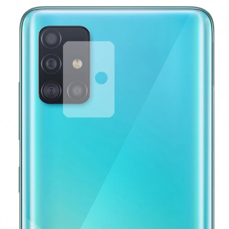 Folie de Sticla pentru Camera Foto Spate SAMSUNG Galaxy A71 (Transparent)