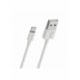 Cablu Date & Incarcare APPLE Lightning 2.4A (Alb) 1 Metru Borofone Bloom BX22