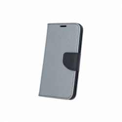Husa SAMSUNG Galaxy J3 2016 - Fancy Book (Argintiu&Negru)