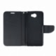 Husa SAMSUNG Galaxy J3 2016 - Fancy Book (Argintiu&Negru)