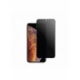 Folie de Sticla 5D Privacy APPLE iPhone X \ XS (Negru) Full Glue