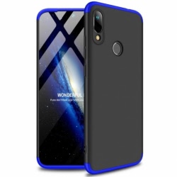 Husa HUAWEI Y6 2019 \ Y6 Pro 2019 - GKK 360 Full Cover (Albastru/Negru)