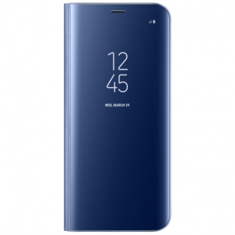 Husa OPPO A72 / A52 - Flip Wallet Clear (Albastru) BLISTER