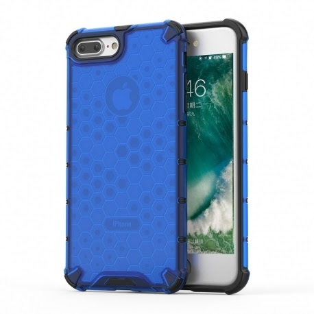 Husa APPLE iPhone 7 Plus \ 8 Plus - Gel TPU Honeycomb Armor (Albastru)