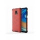Husa XIAOMI Redmi Note 9 Pro - Gel TPU Honeycomb Armor (Rosu)