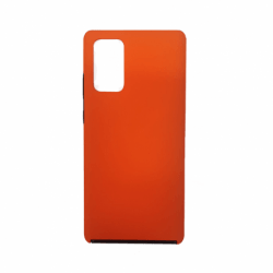 Husa HUAWEI Y6 2019 \ Y6 Pro 2019 - 360 Grade Colored (Fata Silicon/Spate Plastic) Portocaliu Neon