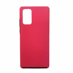 Husa SAMSUNG Galaxy A51 - 360 Grade Colored (Fata Silicon/Spate Plastic) Roz Neon