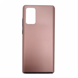Husa SAMSUNG Galaxy A51 - 360 Grade Colored (Fata Silicon/Spate Plastic) Roz-Auriu