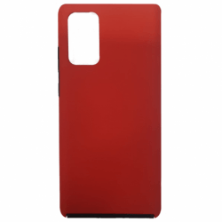 Husa SAMSUNG Galaxy S6 - 360 Grade Colored (Fata Silicon/Spate Plastic) Rosu