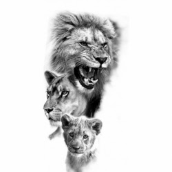 Husa Personalizata APPLE iPhone SE 2 (2020) Lion Family