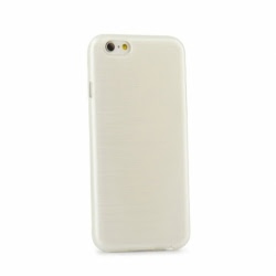 Husa APPLE iPhone 4\4S - Jelly Brush (Alb)