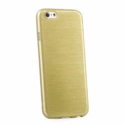 Husa APPLE iPhone 4\4S - Jelly Brush (Auriu)