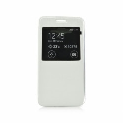 Husa SAMSUNG Galaxy J5 (2015) J500F - S-View (Alb)