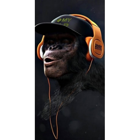 Husa Personalizata HUAWEI P Smart S Hip Hop Monkey
