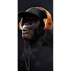 Husa Personalizata HTC Desire 19 Plus Hip Hop Monkey