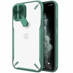 Husa APPLE iPhone 12 \ 12 Pro- Nillkin Cyclops (Transparent/Verde)