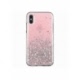 Husa SAMSUNG Galaxy A02s - Glitter Lichid Star (Roz) Wozinsky