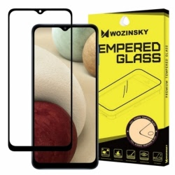 Folie de Sticla 5D Full Glue SAMSUNG Galaxy A12 (Negru) Case Friendly Wozinsky