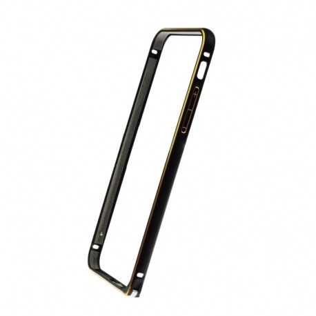 Bumper Aluminiu APPLE iPhone 6\6S (Negru&Auriu)