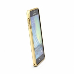 Bumper Aluminiu SAMSUNG Galaxy S6 Edge (Auriu)