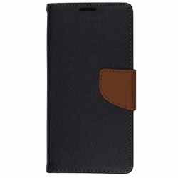 Husa SAMSUNG Galaxy S7 Edge - Fancy Book (Negru&Maro)