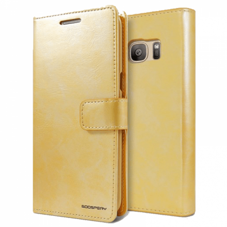 Husa APPLE iPhone 5\5S\SE - Bluemoon Diary (Auriu)