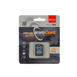 Card MicroSD 4GB + Adaptor Clasa 10 IMRO