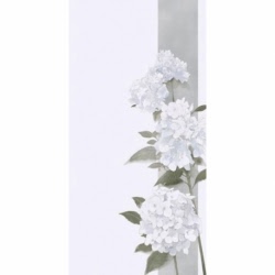 Husa Personalizata SAMSUNG Galaxy A60 White Flowers
