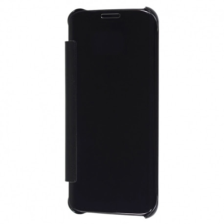 Husa SAMSUNG Galaxy J5 2016 - Flip Wallet Clear (Negru)