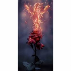 Husa Personalizata REALME 7 Pro Rose Angel