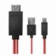 Cablu MicroUSB HDMI TV FullHD (Negru)