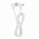 Cablu Date & Incarcare APPLE Lightning - 90 Grade (Alb)