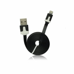 Cablu Date APPLE iPhone 5\6\7 Plat - 1 Metru (Negru)