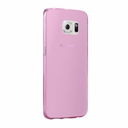 Husa SAMSUNG Galaxy S6 - Ultra Slim (Roz Transparent)
