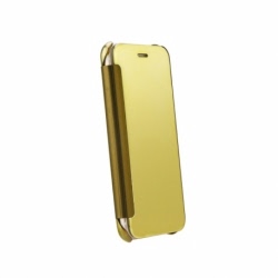 Husa SAMSUNG Galaxy S6 - Flip Wallet Clear (Auriu)