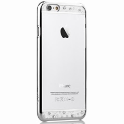 Husa APPLE iPhone 6\6S - Comma Crystal Bling (Argintiu)