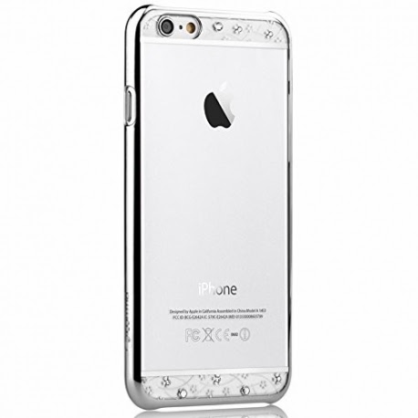 Husa APPLE iPhone 6\6S - Comma Crystal Bling (Argintiu)